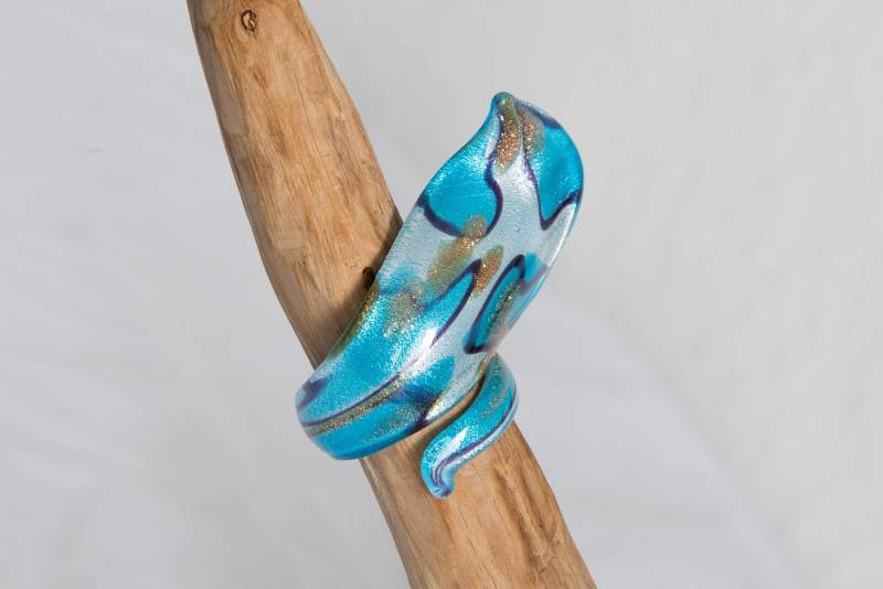 Atemberaubender Sommerschmuck Murano Ring Glaskunst__Größe 57 Mm Or 2 5/16 In__Fra 3/4__Ger 18__Ita 17__Us 8__Uk Q__Jap/Chi/Ind 16_#04_22 Atemberaubender Sommerschmuck Murano Ring Glaskunst__Größe 57 Mm Or 2 5/16 In__Fra 3/4__Ger 18__Ita 17__Us 8__Uk Q__Jap/Chi/Ind 16_#04_22 von NiDAesclusivo