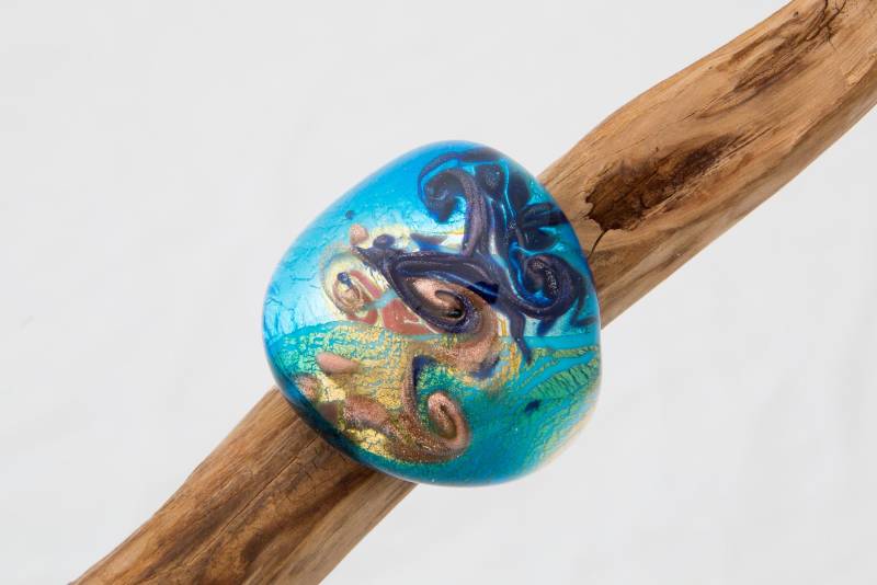 Sommerschmuck_Ring_Murano Glaskunst Unikat__Size 55 Mm Or 2 3/16 In__Fra 1/4__Ger 17 1/4__Ita 14, 5__Us 7__Uk O__Jap/China/Ind 14_#04_13 Sommerschmuck_Ring_Murano Glaskunst Unikat__Size 55 Mm Or 2 3/16 In__Fra 1/4__Ger 17 1/4__Ita 14, 5__Us 7__Uk O__Jap/China/Ind 14_#04_13 von NiDAesclusivo