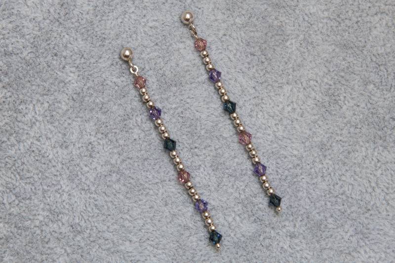 Swarovski Drop Ohrringpaar Sterling 925 Silber 7 cm/2, 755 in #11_3 Swarovski Drop Ohrringpaar Sterling 925 Silber 7 cm/2, 755 in #11_3 von NiDAesclusivo