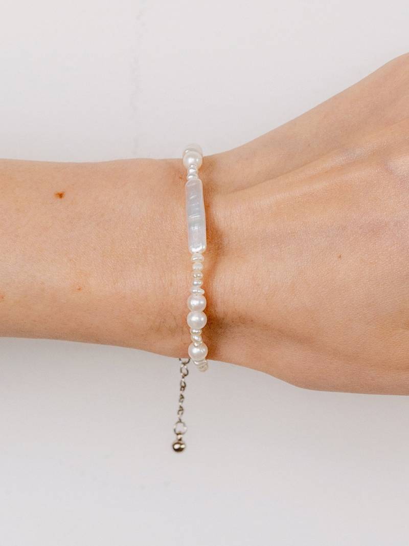 Barock Perlenarmband, Weiße Echte Perlen Schmuck, Zartes Perlengeschenk, Trendiges Armband Für Frauen, Oma Geschenk, Verstellbares Perlenarmband Barock Perlenarmband, Weiße Echte Perlen Schmuck, Zartes Perlengeschenk, Trendiges Armband Für Frauen, Oma Geschenk, Verstellbares Perlenarmband von NiGramaDramy