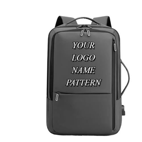 Namen Design Männer Rucksack Geschäftsreisearbeit Computertasche Color1,15 inches von NiQiShangMao