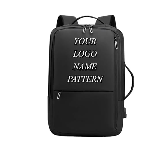 Namen Design Männer Rucksack Geschäftsreisearbeit Computertasche Color2,15 inches von NiQiShangMao