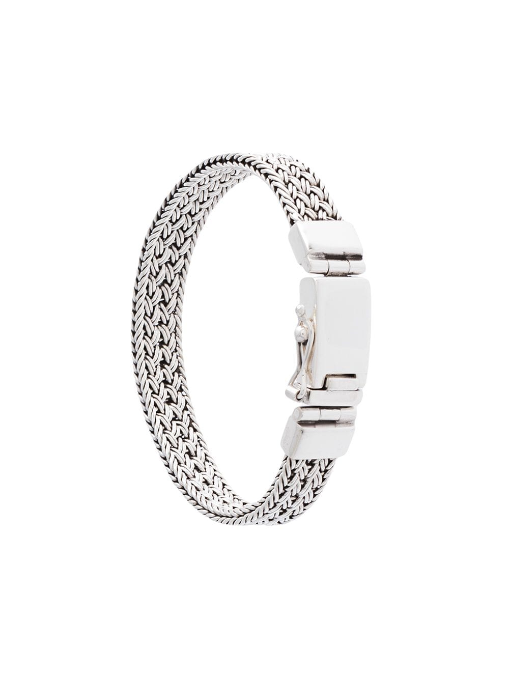 Nialaya Jewelry Geflochtenes Kettenarmband - Silber von Nialaya Jewelry