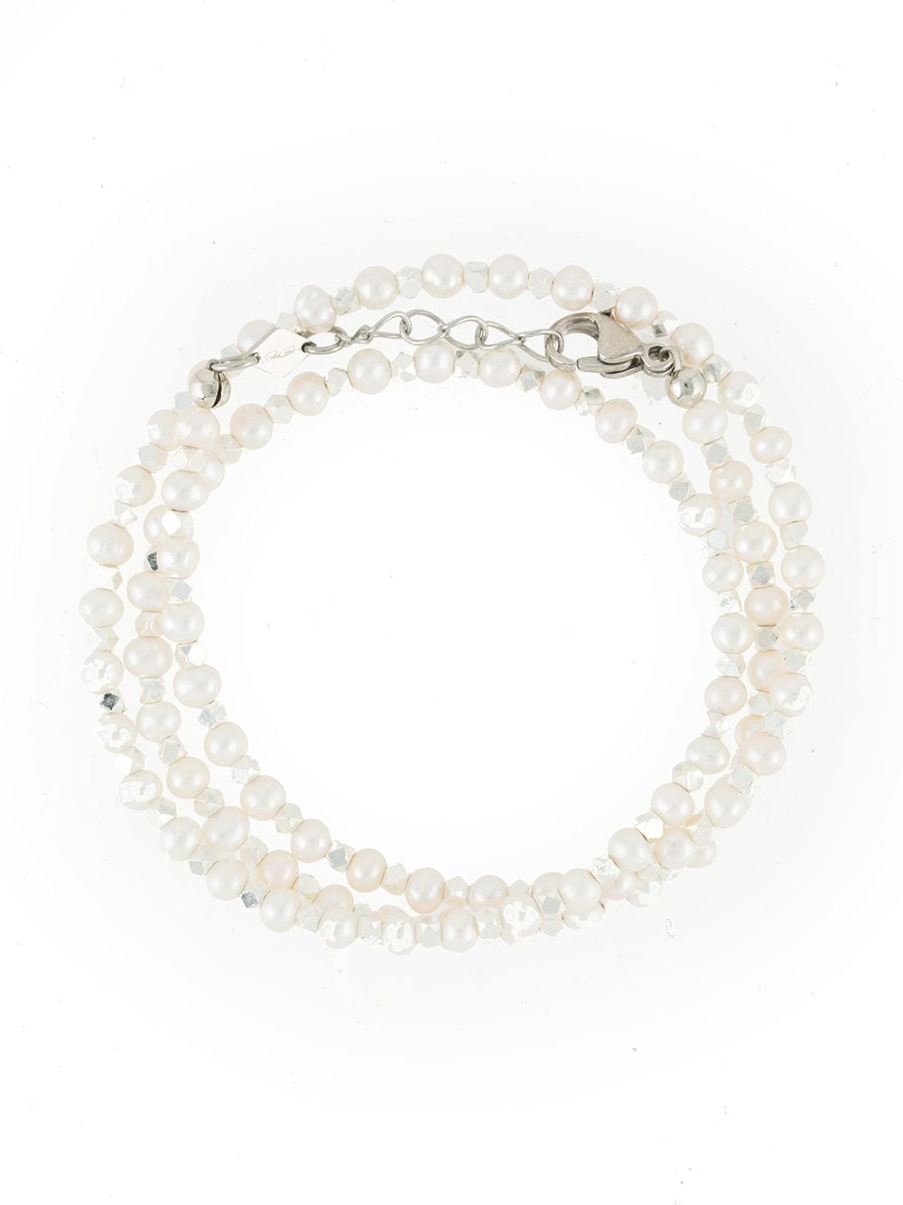 Nialaya Jewelry Perlenarmband im Layering-Look - Weiß von Nialaya Jewelry