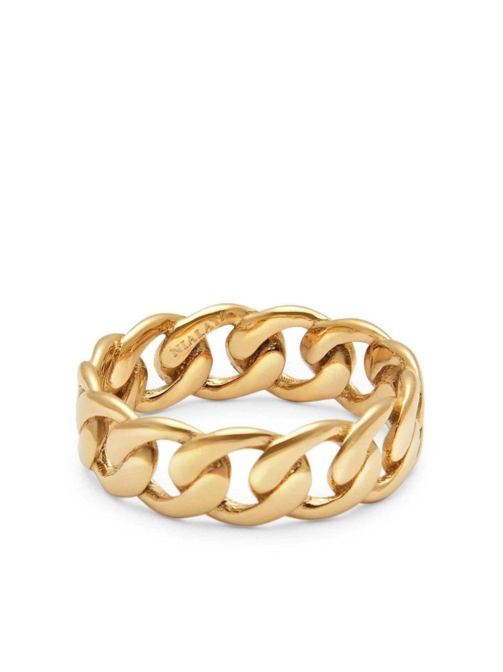 Nialaya Jewelry Ring mit Kettengliedern - Gold von Nialaya Jewelry