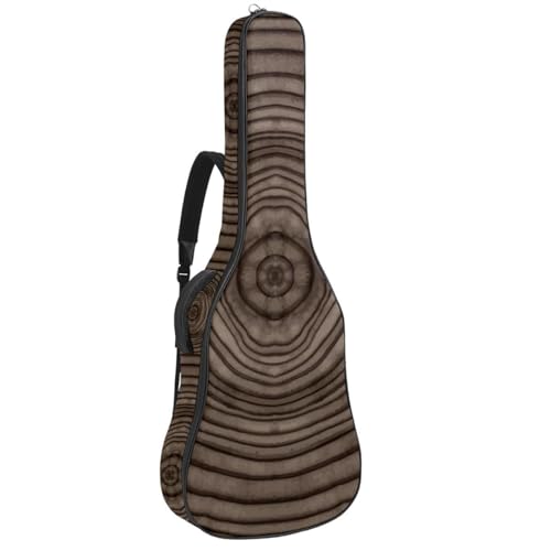 Niaocpwy Akustikgitarre Gigbag 40 41 42 Zoll Gitarrentasche für E-Bass Klassikgitarre, Blätter China Muster, Mehrfarbig 06, 42.9x16.9x4.7 in, Taschen-Organizer von Niaocpwy