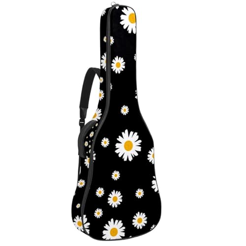 Niaocpwy Gitarren-Gigbag 1 cm dicke Polsterung, wasserdichte Gitarrentasche für E-Bass, Konzertgitarre, Mehrfarbig 06, 42.9x16.9x4.7 in, Taschen-Organizer von Niaocpwy