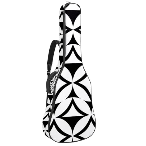 Niaocpwy Gitarren-Gigbag 1 cm dicke Polsterung, wasserdichte Gitarrentasche für E-Bass, Konzertgitarre, Mehrfarbig 07, 42.9x16.9x4.7 in, Taschen-Organizer von Niaocpwy