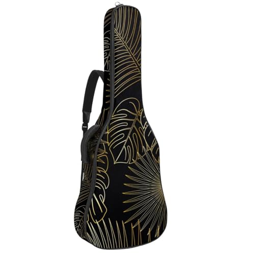 Niaocpwy Gitarrentasche in voller Größe, handgezeichnet, niedlich, gepolstert, wasserdicht, 101,6 cm, 104,7 cm, 106,7 cm, Mehrfarbig 03, 42.9x16.9x4.7 in, Taschen-Organizer von Niaocpwy