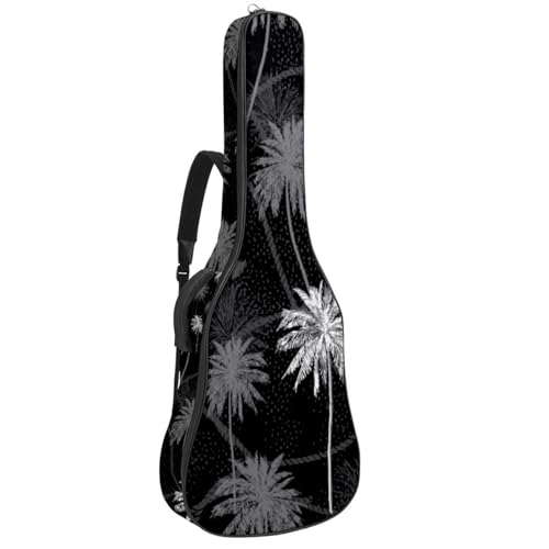 Niaocpwy Gitarrentasche mit Wolfenlandschaftshintergrund, gepolstert, für Akustikgitarre, Gigbag für E-Bass, Konzertgitarre, Multicolor 08, 42.9x16.9x4.7 in, Taschen-Organizer von Niaocpwy