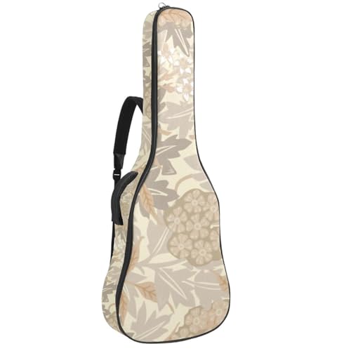 Niaocpwy Gitarrentasche mit niedlichem Cartoon-Zwiebelmuster, volle Größe, gepolsterte Tasche für Akustikgitarre, Gigbag für E-Bass, Konzertgitarre, Mehrfarbig 10, 42.9x16.9x4.7 in, Taschen-Organizer von Niaocpwy