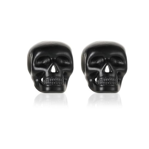 Gothic Schädel Ohrstecker Vintage Halloween Klein Skelett Kopf Ohrring Retro Punk Stil Gruselige Schädel Ohr Piercing für Frauen Herren Rock Grunge Zubehör Schmuck, Einheitsgröße, Metall, Kein Gothic Schädel Ohrstecker Vintage Halloween Klein Skelett Kopf Ohrring Retro Punk Stil Gruselige Schädel Ohr Piercing für Frauen Herren Rock Grunge Zubehör Schmuck, Einheitsgröße, Metall, Kein von Niaspi