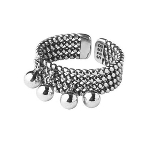 Vintage Quaste Kugel Perlen Weben Offenes Band Fingerring für Frauen Unisex Bohemian Punk Chunky Verstellbar Halloween Party Stapeln Knöchel Ringe Schmuck Geschenke Vintage Quaste Kugel Perlen Weben Offenes Band Fingerring für Frauen Unisex Bohemian Punk Chunky Verstellbar Halloween Party Stapeln Knöchel Ringe Schmuck Geschenke von Niaspi