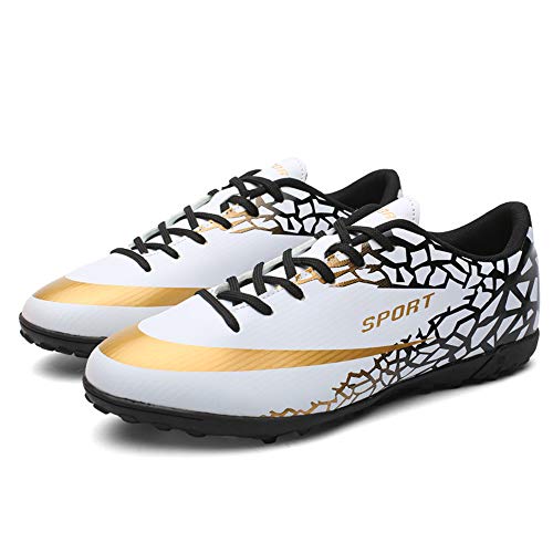 Niber Fußballschuhe Herren High Top Stollen Spikes Cleats Trainingsschuhe Professionelle Fussballschuhe Outdoor Sport Football Schuhe von Niber