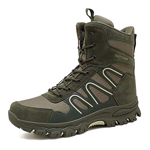 Niber Herren Wanderstiefel leichte Trekkingstiefel Atmungsaktive Military Boots US Army Schuhe für Outdoor Camping Wandern Bergsteigen Wüsten Offroad von Niber