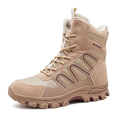 Niber Herren Wanderstiefel leichte Trekkingstiefel Atmungsaktive Military Boots US Army Schuhe für Outdoor Camping Wandern Bergsteigen Wüsten Offroad von Niber