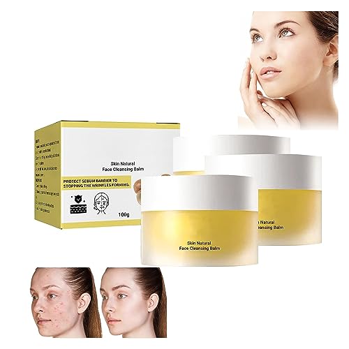 Flysmus Heraskin Australian Pamper Natürlicher Reinigungsbalsam, Make-up-Entferner, Reinigungsbalsam für Gesicht, sanfte und pflegende Gesichtsreinigung, reinigt Poren tief für alle Haut (3 Stück) von Niblido