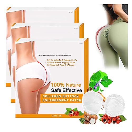 Kollagen Gesäßvergrößerung Patch, Butt-Lift Shaping Patch, Größere Gesäßvergrößerung Anziehen Patch, Gesäß Lifting Patch, Works for Contouring Tightening Shaping (3 Box) von Niblido