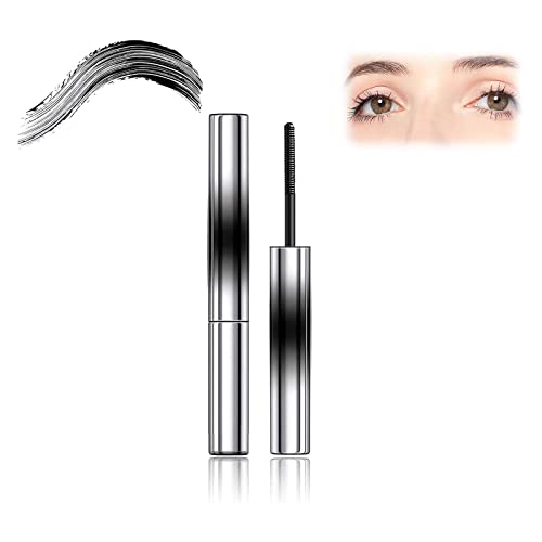 Metall-Mascara, borstenlose Mascara, borstenlose Metall-Mascara, Metall-Mascara, flachere Pfirsich-Metall-Mascara, wasserdichte, langlebige Verlängerungen, Metall-Mascara-Applikator (schwarz) von Niblido