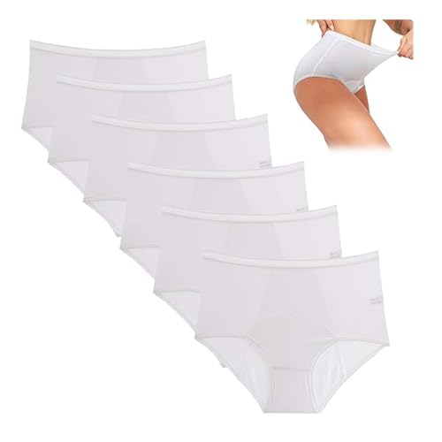 Niblido Everdries auslaufsichere Unterwäsche für Frauen ab 60 Jahren mit Inkontinenz, hohe Taille, auslaufsichere Periodenhose, Eternaldries Unterwäsche, Inkontinenz, waschbar, Silbergrau, 6 Stück, 46 Niblido Everdries auslaufsichere Unterwäsche für Frauen ab 60 Jahren mit Inkontinenz, hohe Taille, auslaufsichere Periodenhose, Eternaldries Unterwäsche, Inkontinenz, waschbar, Silbergrau, 6 Stück, 46 von Niblido