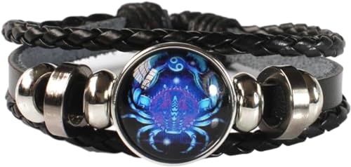 Niblido Gleym Armband, Gleym Manifestation Armband, True Soul Armband, Sternzeichen Sternbild Universum Geist Armband, Casezi Seelenarmband, Sternzeichen Geist Armband, 18.5 cm + 10 cm extension, von Niblido