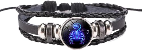 Niblido Gleym Armband, Gleym Manifestation Armband, True Soul Armband, Sternzeichen Sternbild Universum Geist Armband, Casezi Seelenarmband, Sternzeichen Geist Armband, 18.5 cm + 10 cm extension, von Niblido