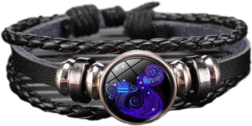 Niblido Gleym Armband, Gleym Manifestation Armband, True Soul Armband, Sternzeichen Sternbild Universum Geist Armband, Casezi Seelenarmband, Sternzeichen Geist Armband, 18.5 cm + 10 cm extension, von Niblido