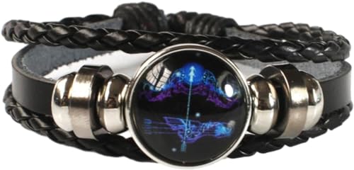 Niblido Gleym Armband, Gleym Manifestation Armband, True Soul Armband, Sternzeichen Sternbild Universum Geist Armband, Casezi Seelenarmband, Sternzeichen Geist Armband, 18.5 cm + 10 cm extension, von Niblido