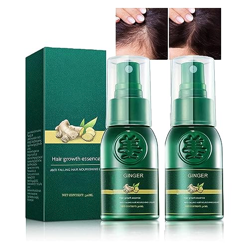 Oveallgo Shougagro Japanisches Haarwachstumsspray, Shugagro Japanisches Haarwachstumsspray, Oveallgo Japanisches Haarwachstumsspray, Ingwer-Haarwachstumsserum Spray für Männer Frauen (2 Stück) von Niblido