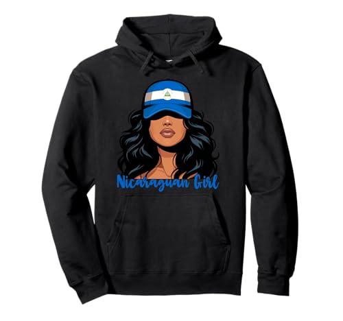 Nicaraguanisches Mädchen Nicaragua-Flagge Stolze Nicaragüense Frauen Pullover Hoodie von Nicaragua for Girls and Women Nicaraguan Outfit
