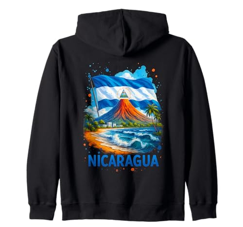 Nicaragua Flagge Hispanic Heritage Monat Nicaraguan Männer Frauen Kapuzenjacke Nicaragua Flagge Hispanic Heritage Monat Nicaraguan Männer Frauen Kapuzenjacke von Nicaraguan Flag National Hispanic Heritage Month