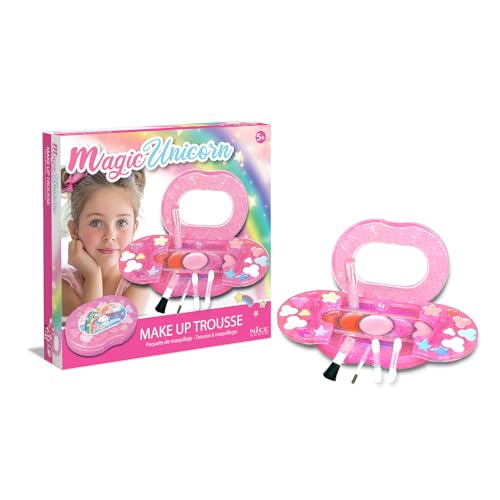 Nice Group Magic Unicorn 1 Reise-Kosmetiktasche mit Make-up, Lidschatten und Lipgloss, 16060 von Nice Group