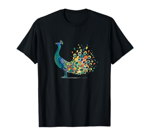 Buntes Pfauenkostüm für Jungen und Mädchen T-Shirt Buntes Pfauenkostüm für Jungen und Mädchen T-Shirt von Nice Peacock Outfit