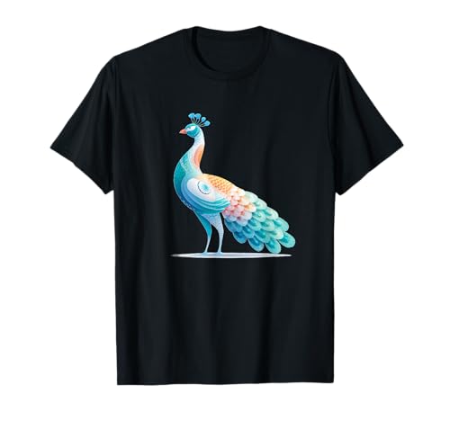 Helles Pfauenkostüm für Damen und Herren T-Shirt von Nice Peacock Outfit
