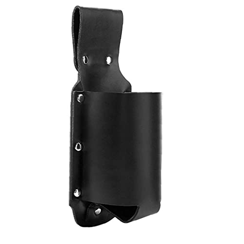 NiceJoy Taille Bier Holster, Cowboy Bier Holster, PU-Leder Tragbare Weinflasche Gürtel Gürtel, Can Halter Taschen, Tragbare Bier Weinflasche Getränke Soda Can Holster Black von NiceJoy