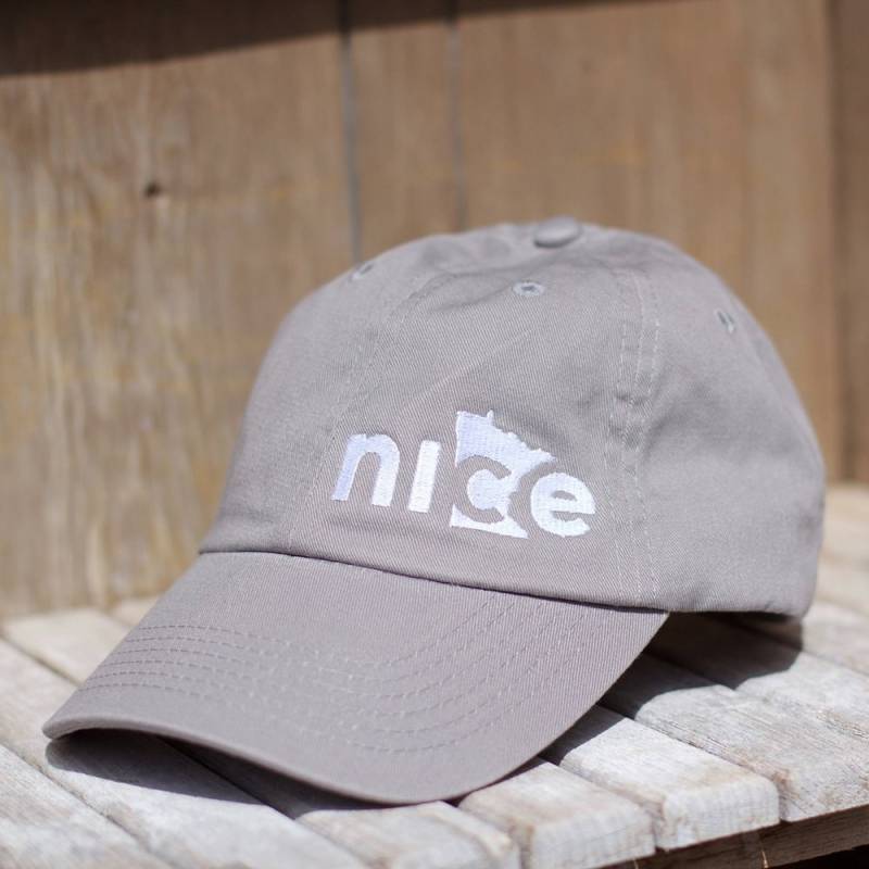 Minnesota Hut, Grau | Papa Bestickt Baseball Hut Frauen, State, Cap, Mom von NiceMinn