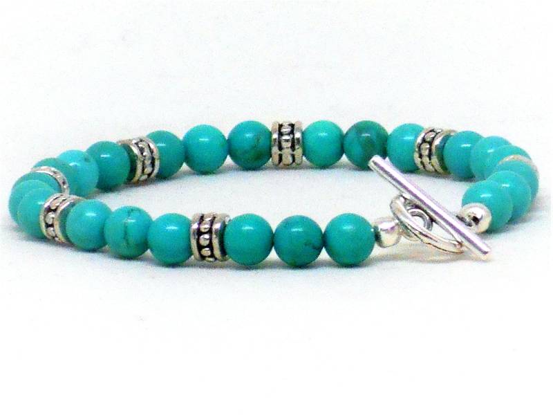 Armband Türkis Howlith von NiceThingsbySabi