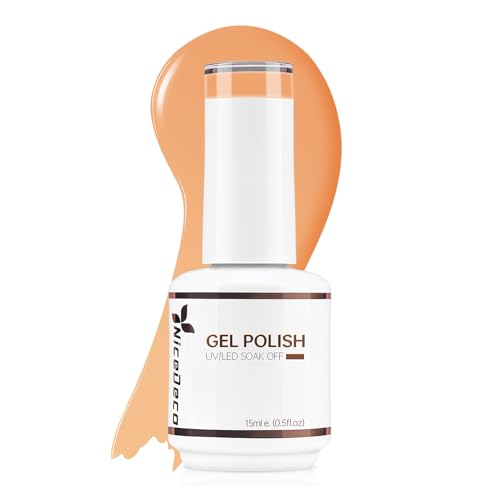 Nicedeco UV Nagellack Braun 15ml Soak Off Gel Nagellack UV LED Gellack Gel Nail Polish 331 von Nicedeco