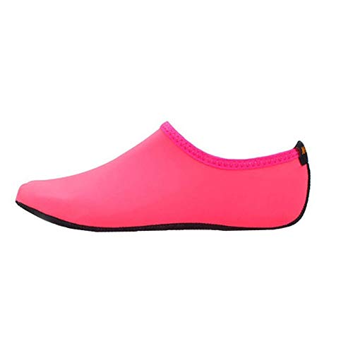 Nicejoy Strandschuhe Aquaschuhe Wasser-Schuhe Herren-Strand-Schuhe Quick Dry Surf Tauchen Schwimmen Laufen Schnorcheln Barfuß-Schuhe Für Strand Außenschwimm Rosa L von Nicejoy