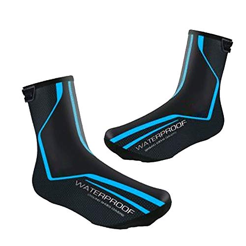 Nicejoy Überschuhe Fahrrad Rockbros Radüberschuhe Winter-thermische Warme Schuhe Abdeckung Fahrradschuhe Rennrad Überschuhe Blau (l) von Nicejoy