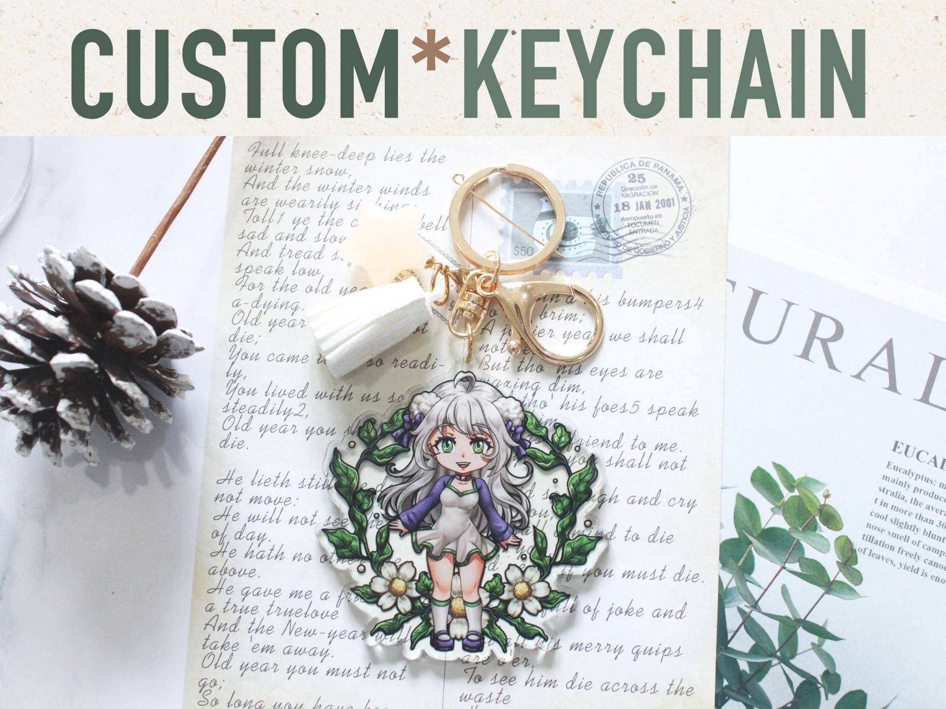 Custom Anime Schlüsselanhänger von NicetsukichiArt