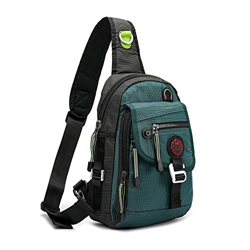 Nicgid Sling Bag Brust Schulter Rucksack Umhängetaschen für iPad Tablet Outdoor Wandern Herren Damen von Nicgid