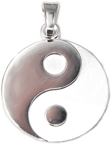Nicht Zutreffend Anhänger Yin Yang echt Silber 925 Ying Yang teilmatt Sterlingsilber von Nicht Zutreffend