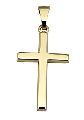 Nicht Zutreffend Kreuz Gold 585 27 mm 14 Karat Anhänger Gelbgold Konfirmation Kommunion günstig von Nicht Zutreffend