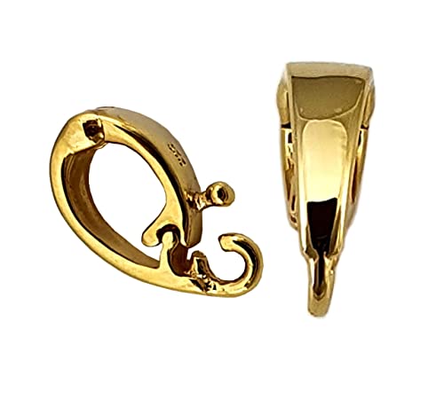 Schlaufe Gold 585 Anhängerschlaufe zum klappen 9,5 mm Gelbgold 14 Karat von Nicht Zutreffend