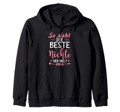 So Sieht Die Beste Nichte der Welt Aus Mädchen Frauen Kapuzenjacke So Sieht Die Beste Nichte der Welt Aus Mädchen Frauen Kapuzenjacke von Nichte Beste Geschenkidee Familie Tante Onkel