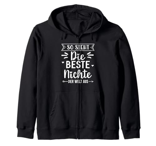 So Sieht Die Beste Nichte der Welt Aus Mädchen Frauen Kapuzenjacke So Sieht Die Beste Nichte der Welt Aus Mädchen Frauen Kapuzenjacke von Nichte Beste Geschenkidee Familie Tante Onkel