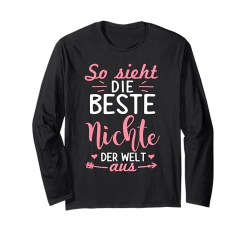 So Sieht Die Beste Nichte der Welt Aus Mädchen Frauen Langarmshirt So Sieht Die Beste Nichte der Welt Aus Mädchen Frauen Langarmshirt von Nichte Beste Geschenkidee Familie Tante Onkel