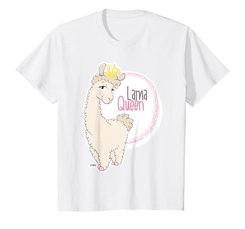 Kinder Kinder T-Shirt "Lama Queen" desing by NICI von NICI