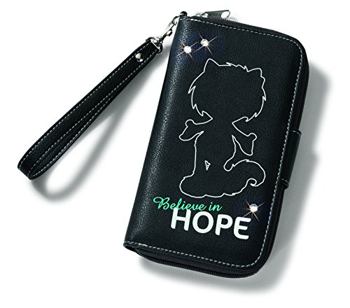 Nici 38116 - Geldbeutel Hope, 10 x 19 cm, schwarz/weiß von NICI